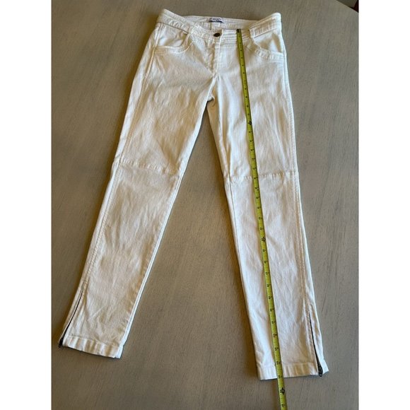 Emerson‎ Fry Mick White Ankle Zipper Jeans Size 6 - Picture 11 of 16